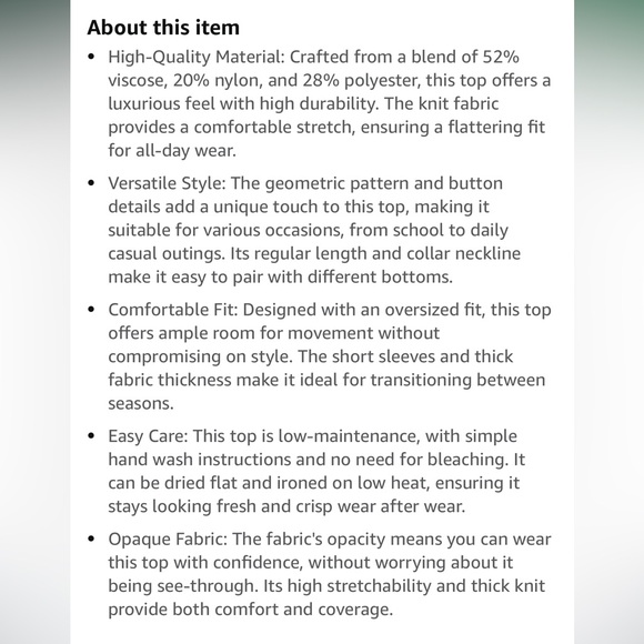 NWT CIDER Knit Collar Geometric Short Sleeve Sweater in Blue - Sz S - Picture 11 of 11